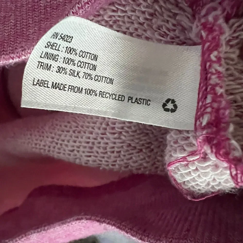 GAP KIDS Girls Slouchie Hoodie Sweatshirt Full Zip XXL‎ 14 16 Fuchsia Pink